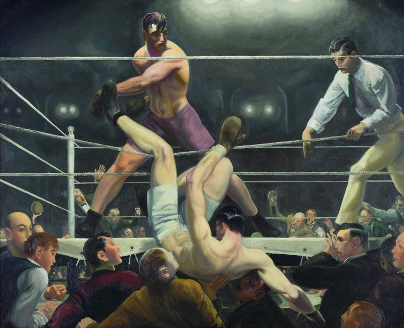 Dempsey und Firpo von George Bellows